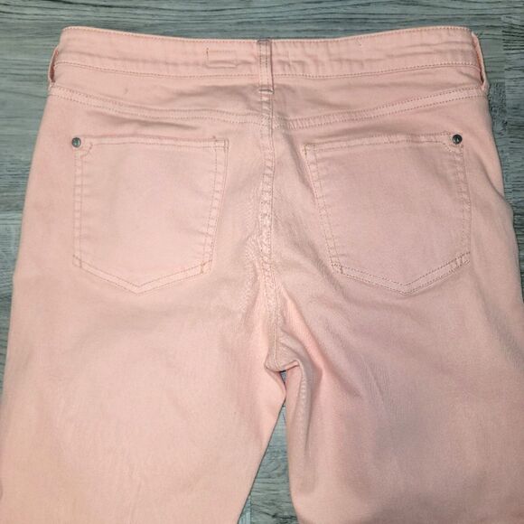 Pilcro and the Letterpress STET Fit Straight Cropped Peach Jeans Size 28 - Picture 8 of 8